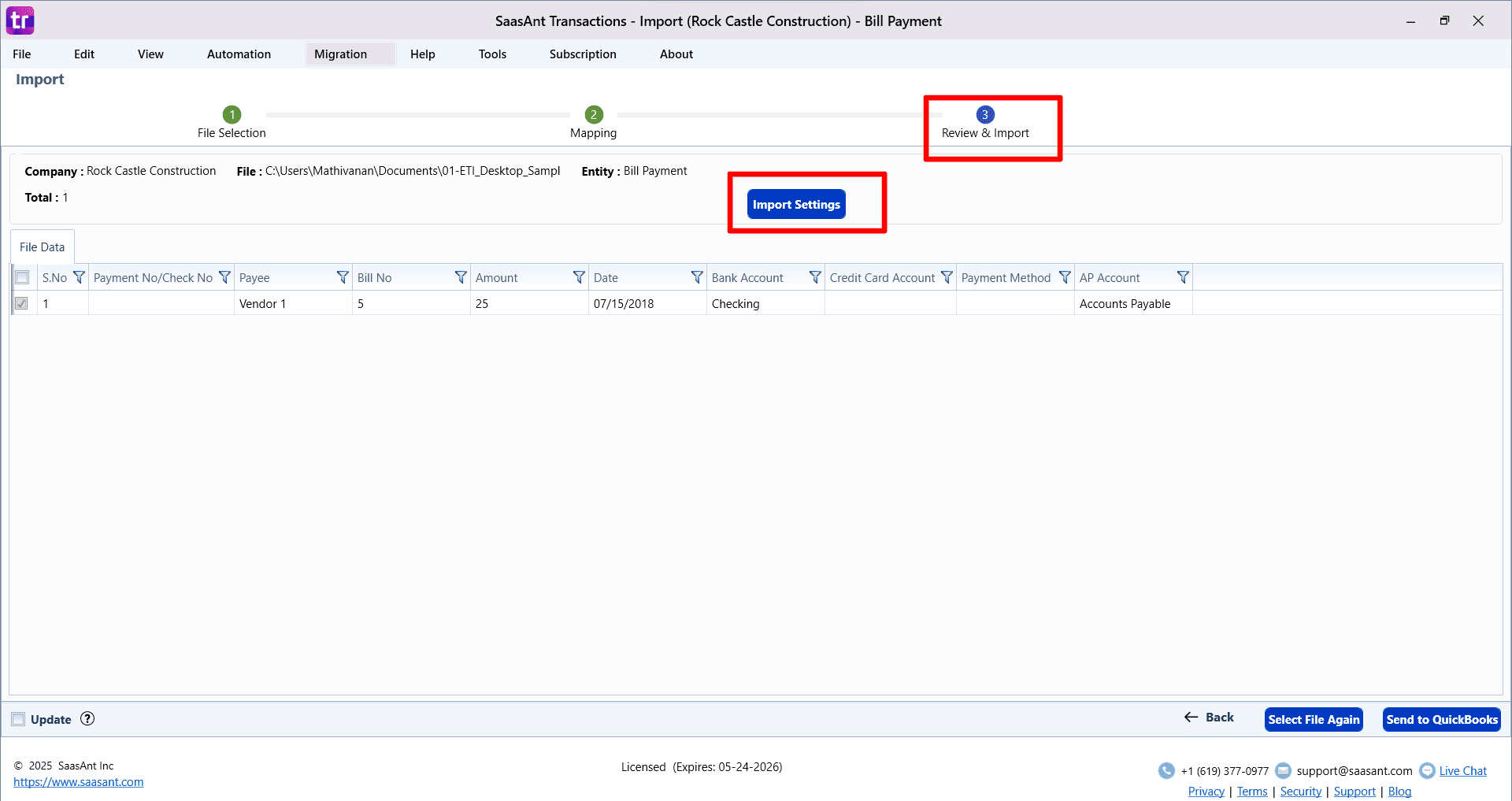 Review Bill Payment - SaasAnt Transactions Desktop.png