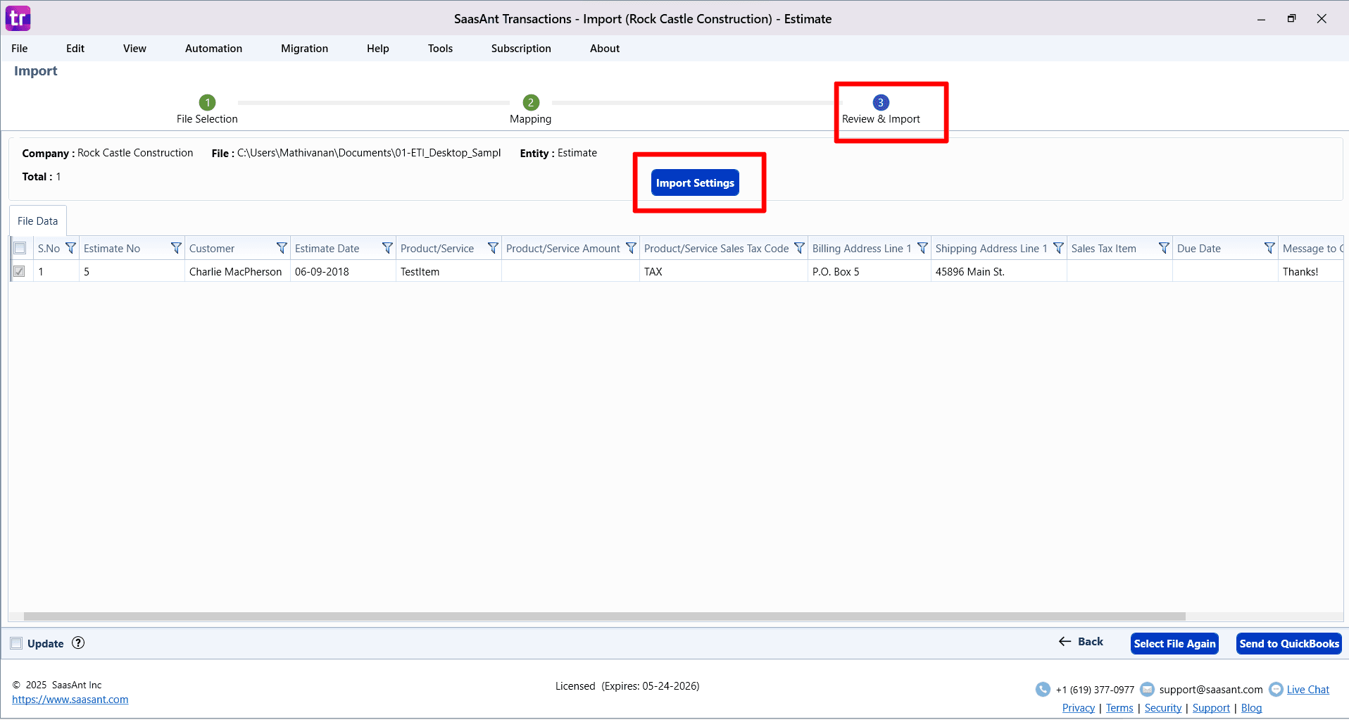 Review Estimates - SaasAnt Transactions Desktop.png