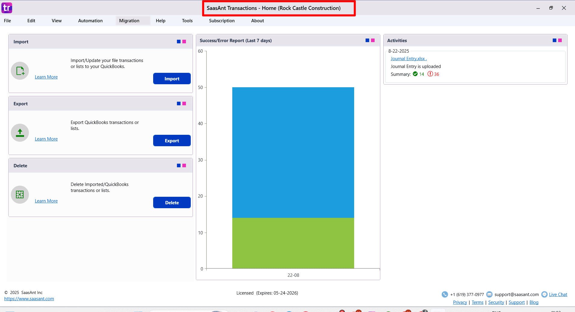 Connect SaasAnt Desktop with QuickBooks Desktop.png