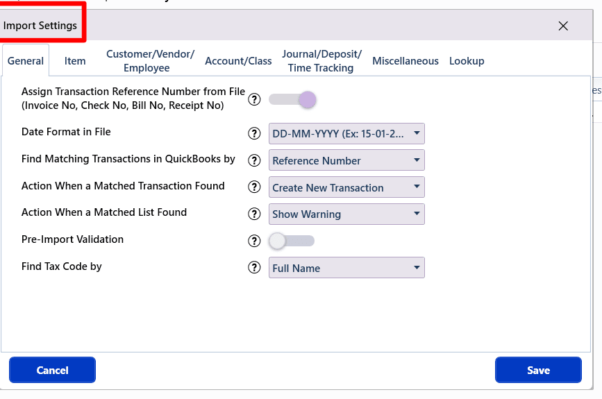 Import Setting - SaasAnt Transactions Desktop.png