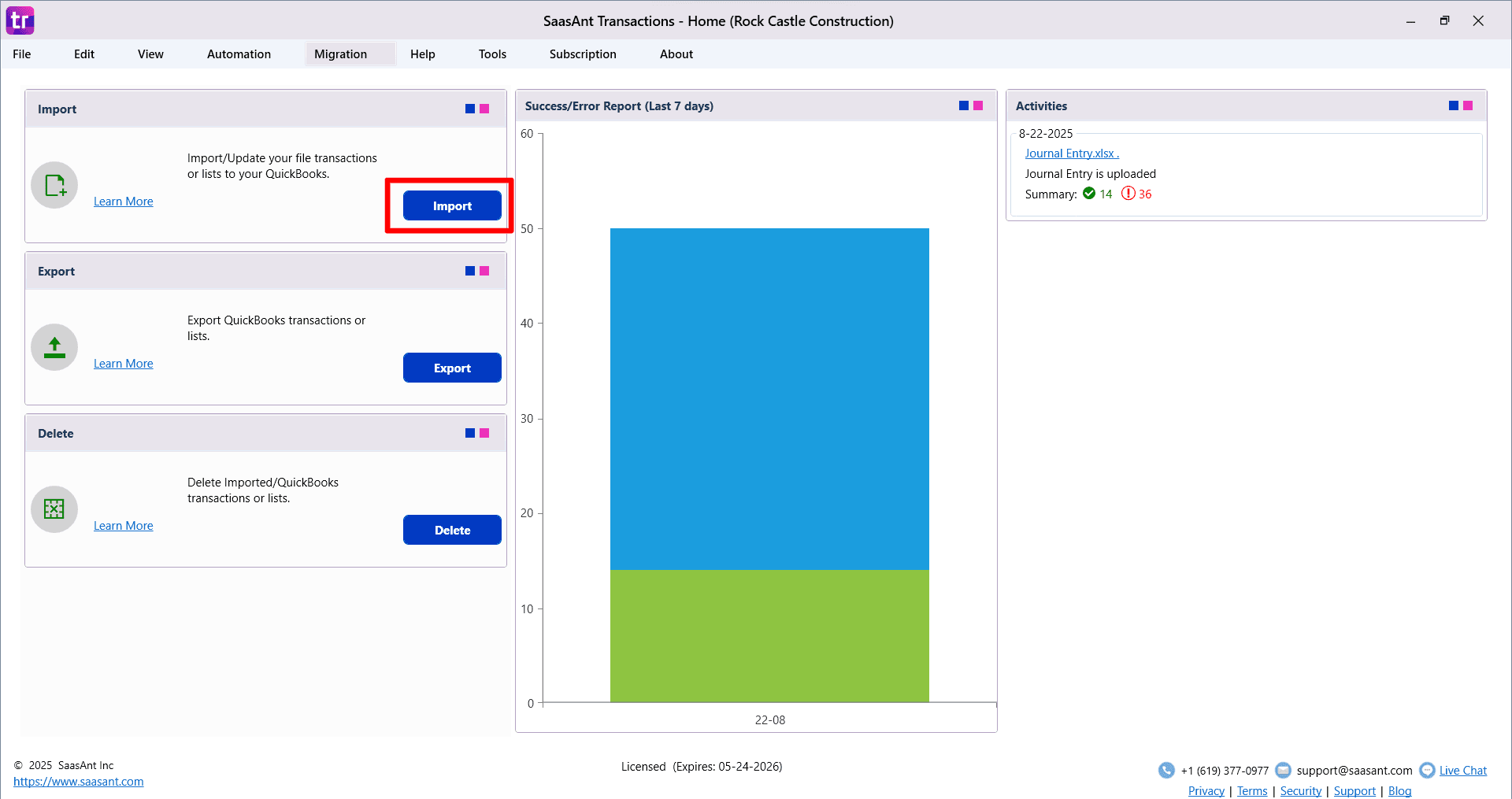 Start Import SaasAnt Transactions Desktop.png