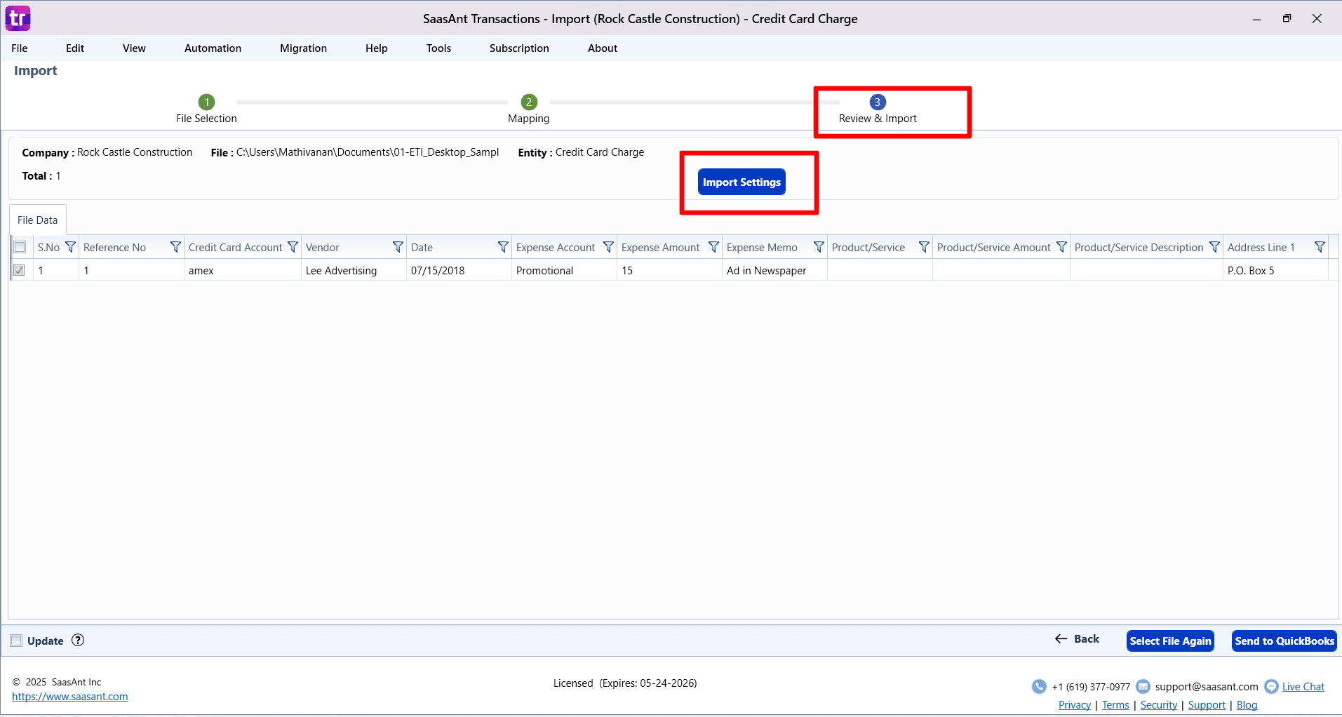 Review Credit Card Charges - SaasAnt Transactions Desktop.png