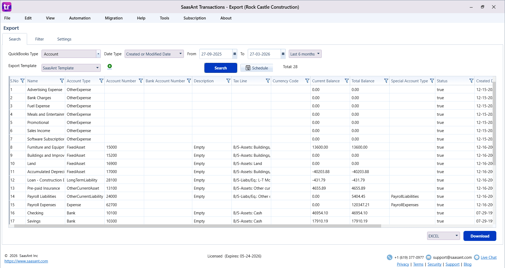 export chart of accounts for editing with filters.png