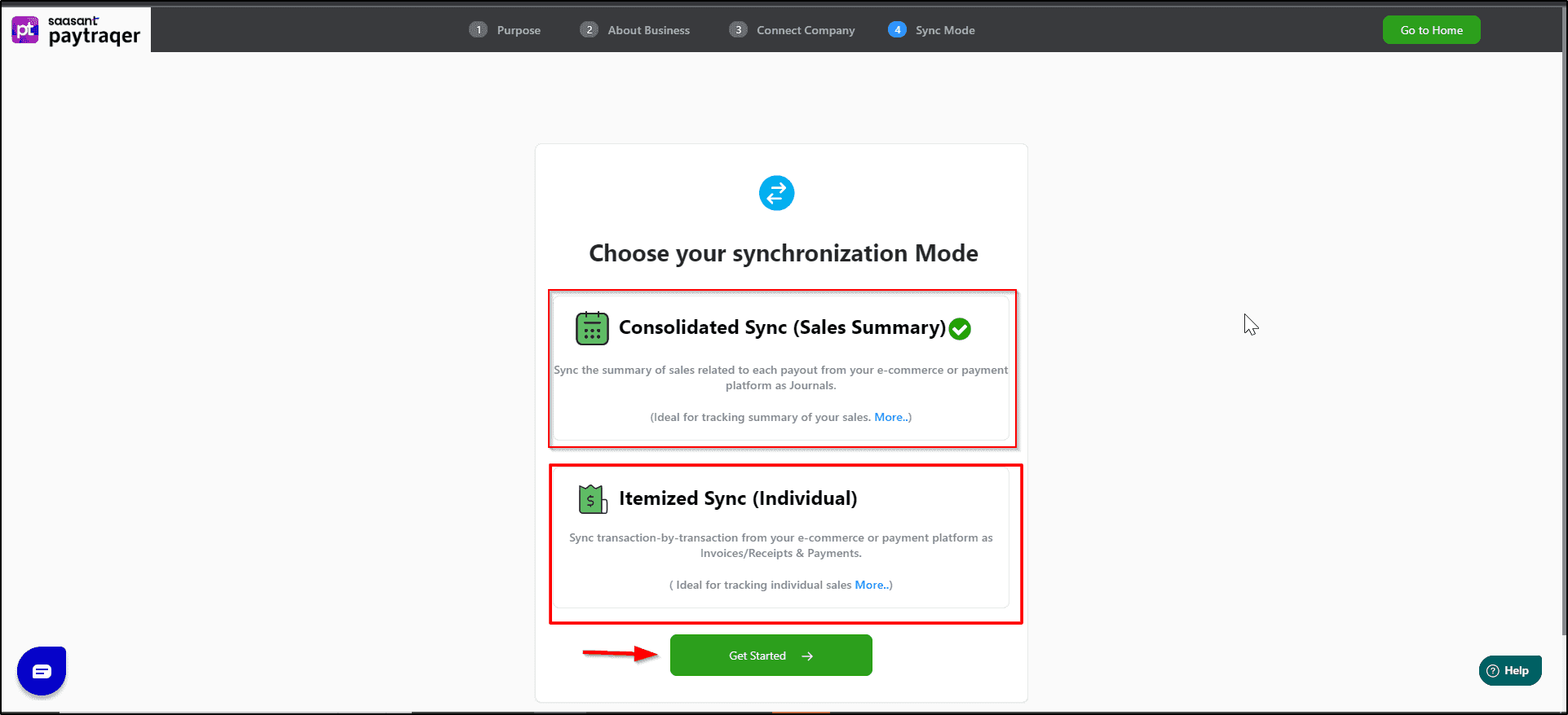 Choose the Synchronization mode in PayTraQer.png