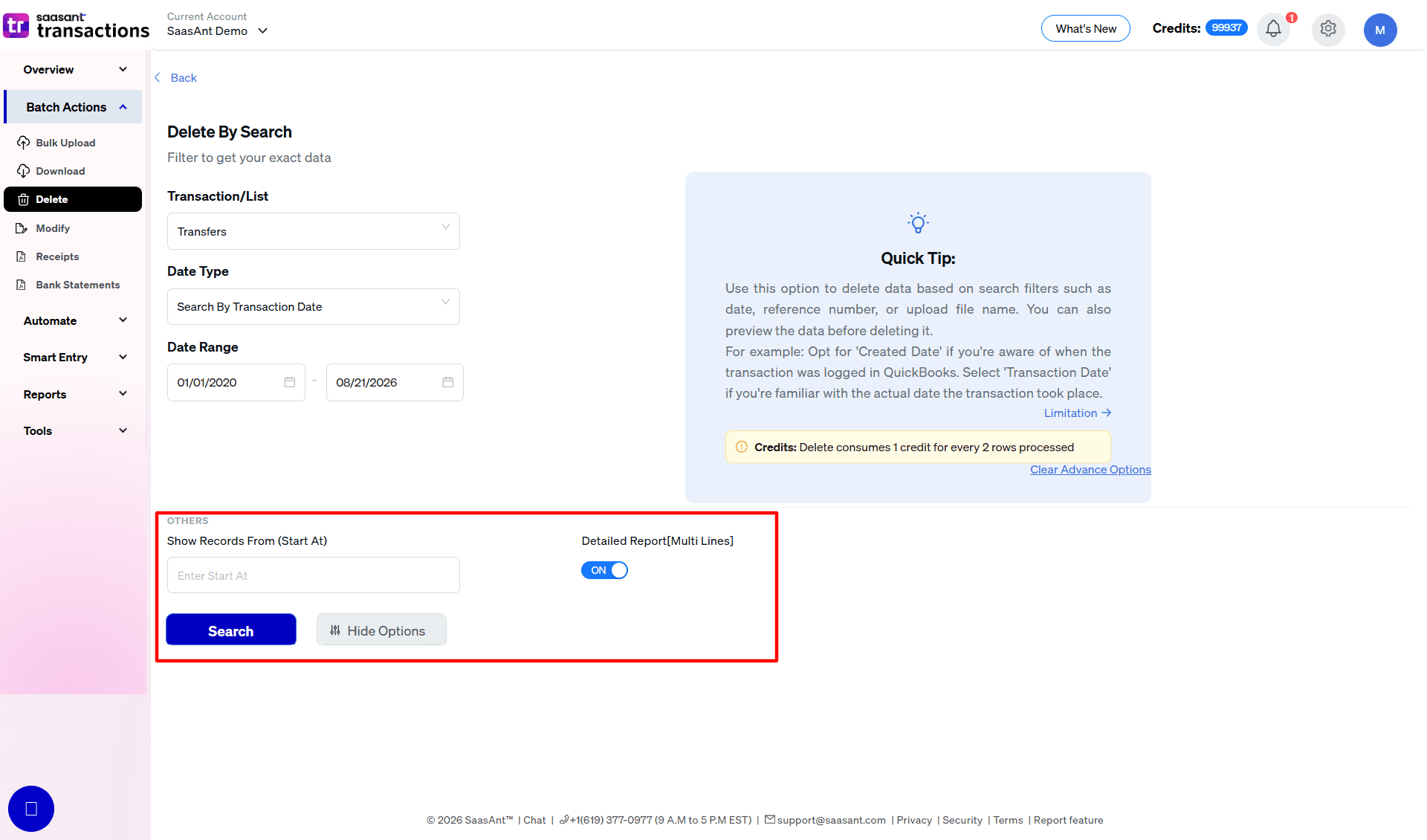 Customize Delete Transfers in SaasAnt Transactions Online.png