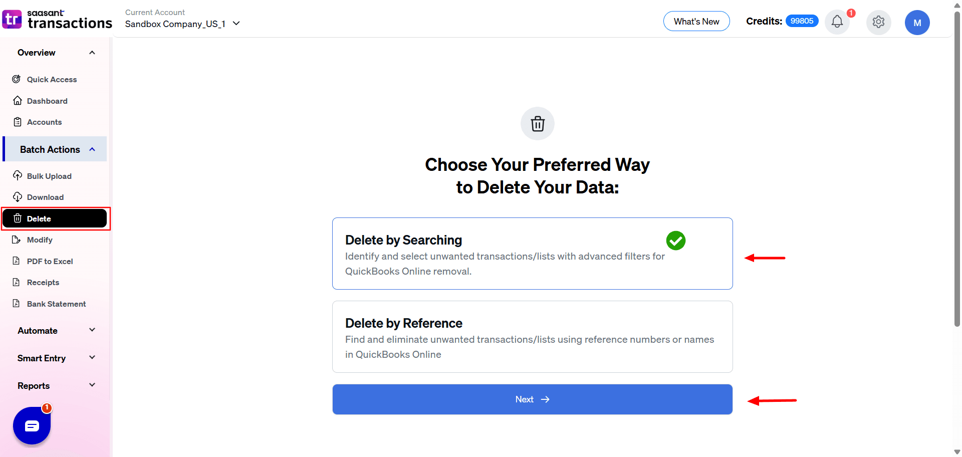 Delete Checks - SaasAnt Transactions.png