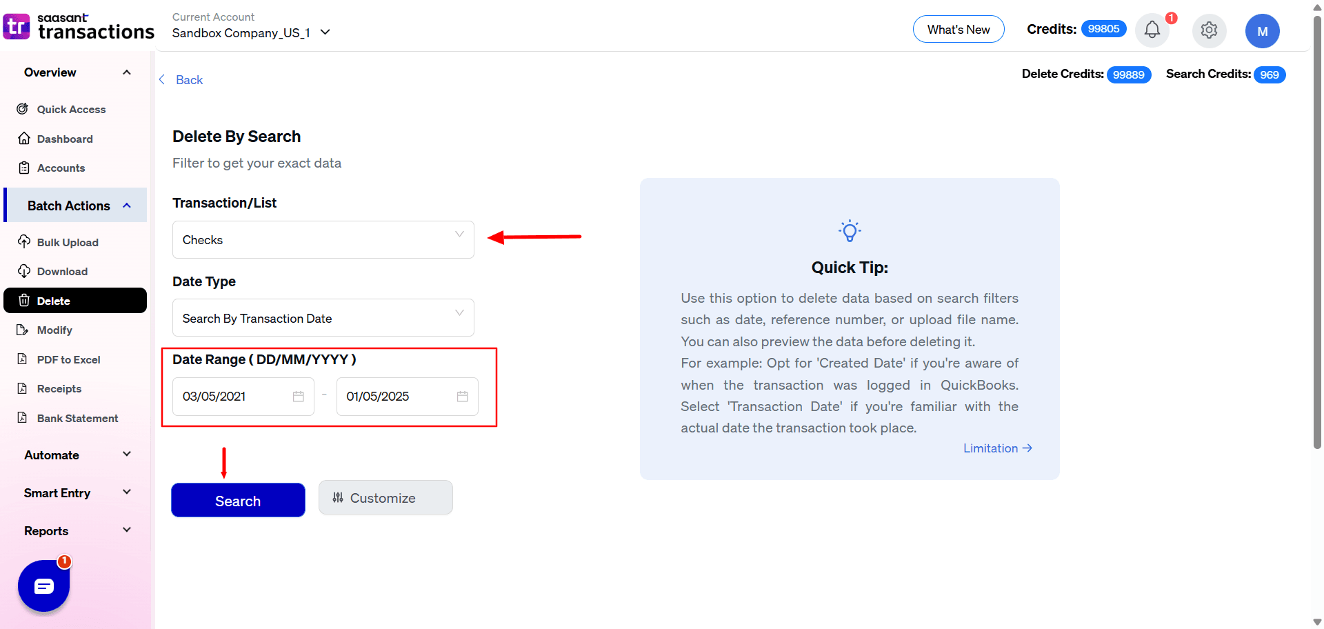 Delete Checks - Searchby SaasAnt Transactions.png