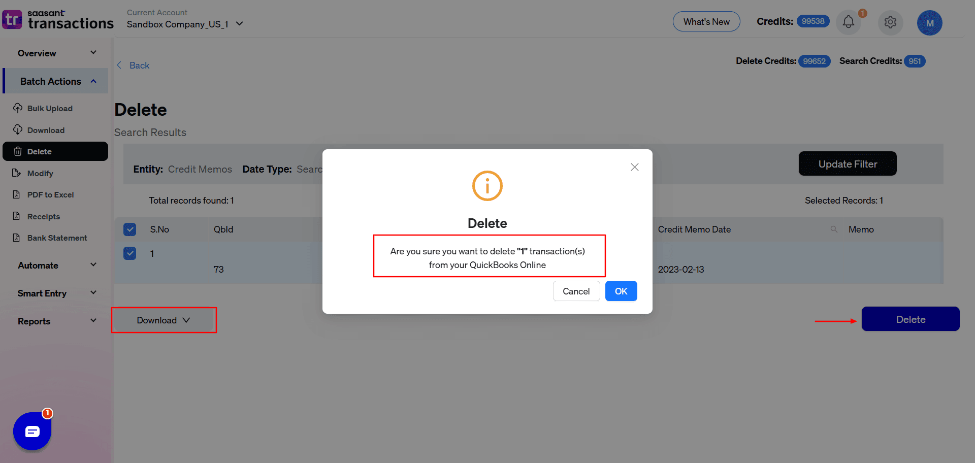 Delete Credit Memos Final - SaasAnt Transactions.png