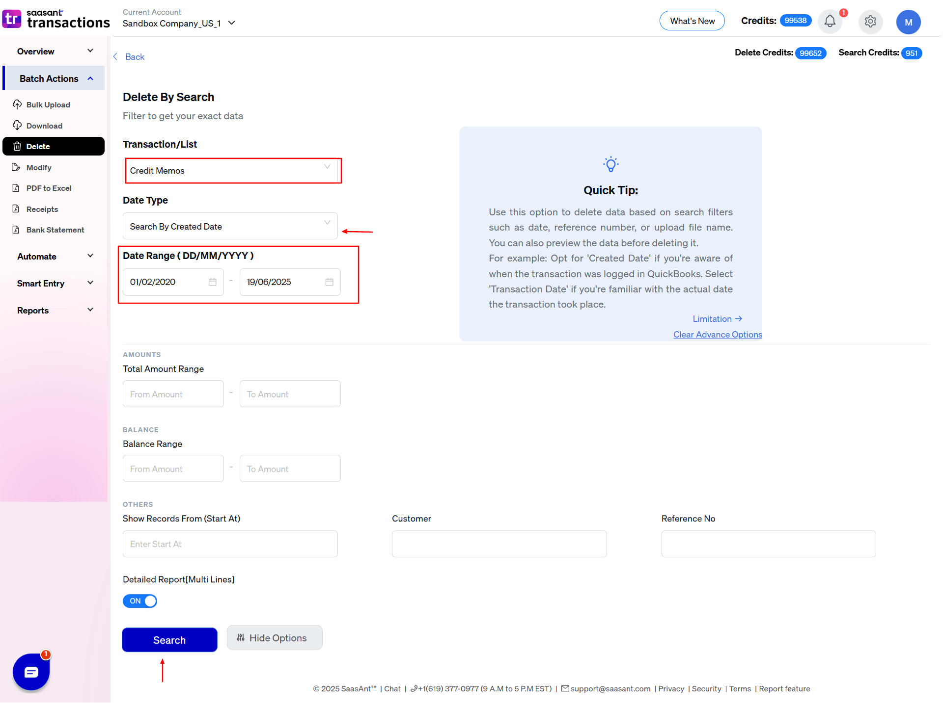 Delete Credit Memos Transactions - SaasAnt Transactions.png