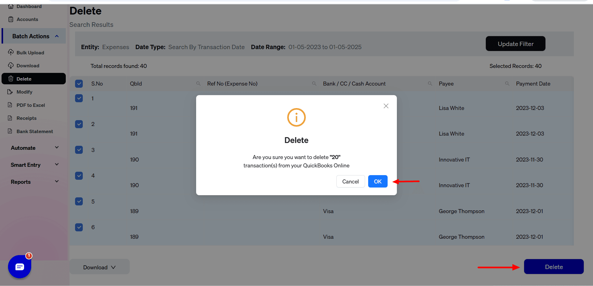 Delete Expenses Final - SaasAnt Transactions.png