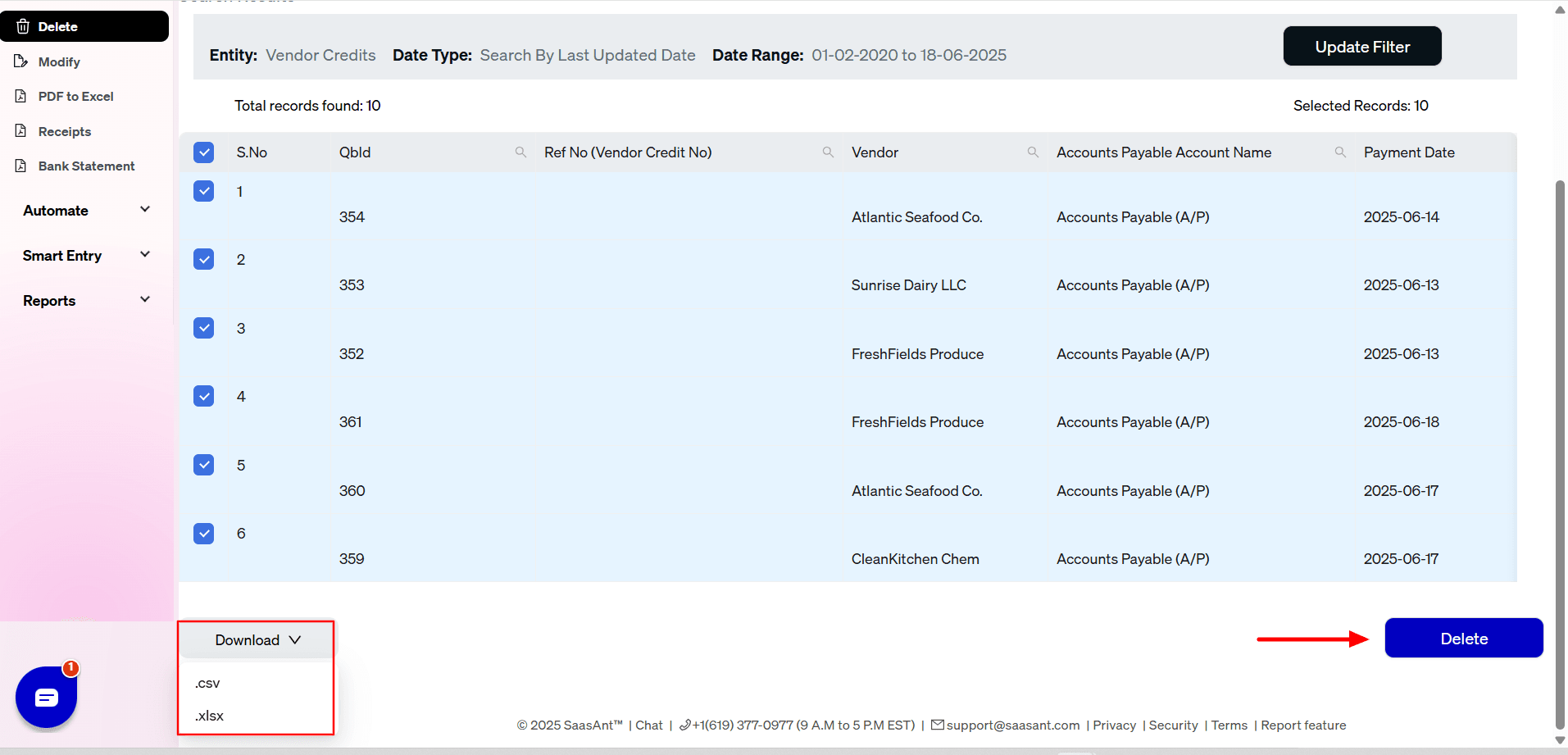 Delete Vendor Credits - - SaasAnt Transactions.png