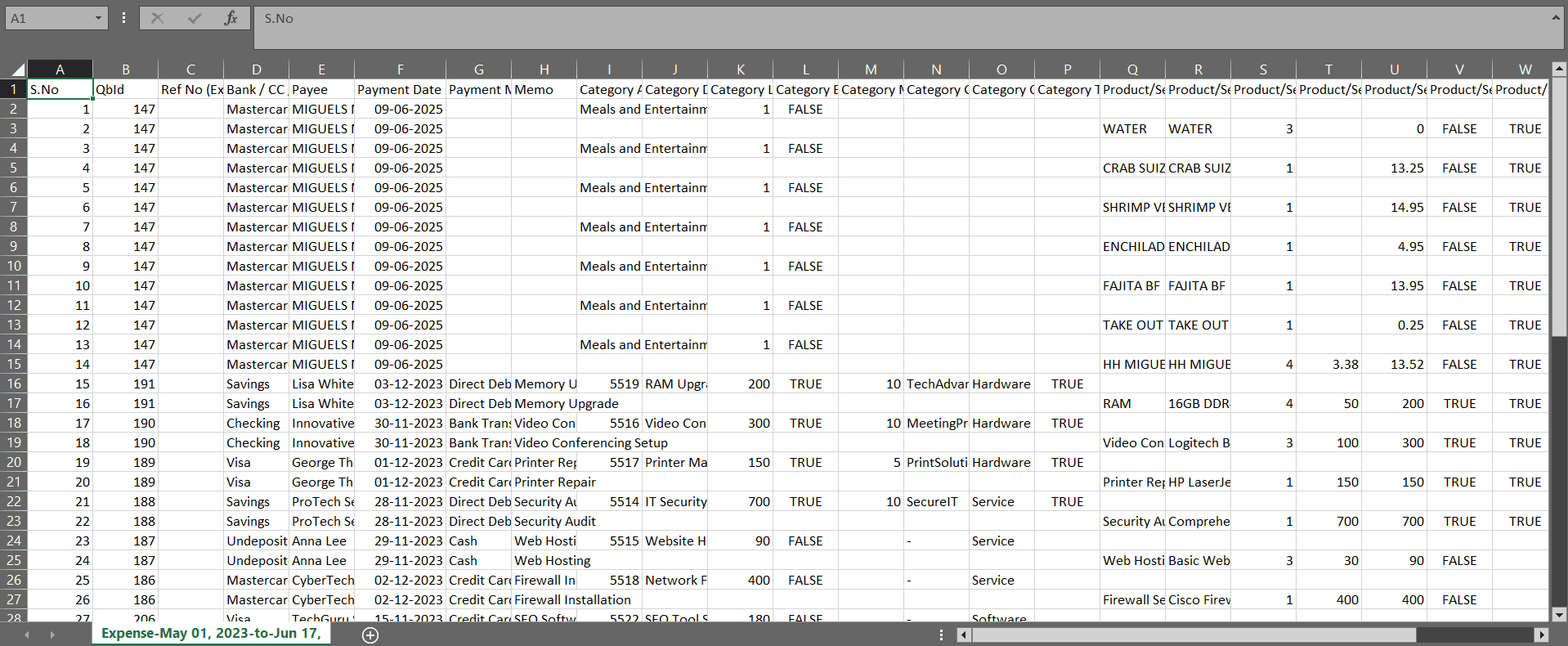 Excel Expenses - SaasAnt.png