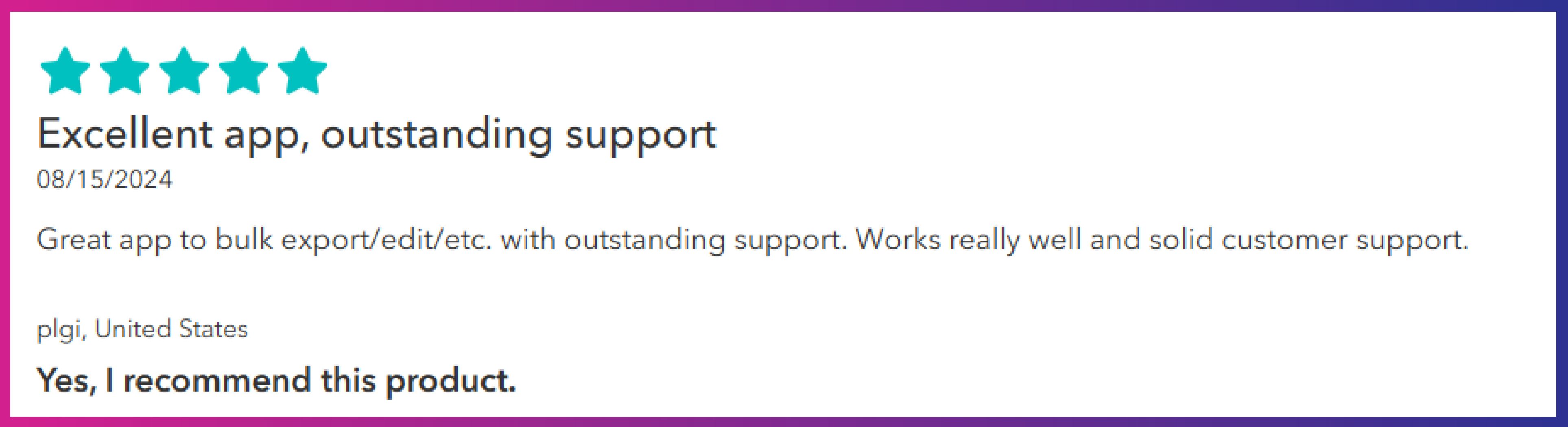 Export, Edit - SaasAnt Customer Review.jpg