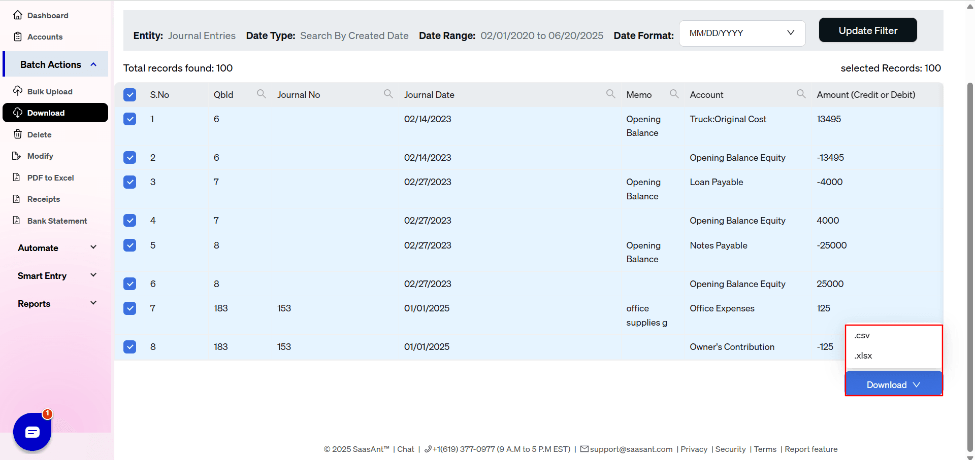 Export Journal Entries Final - SaasAnt Transactions.png
