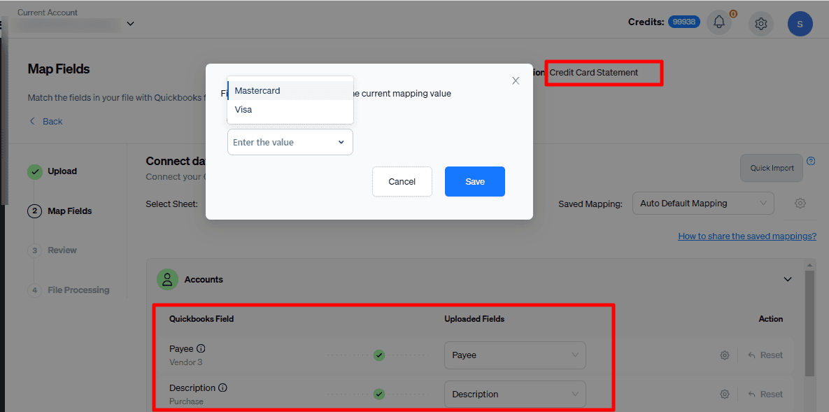 Mapping for Credit Card Statement in SaasAnt Transactions Online.png