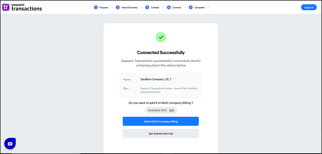 Multicompany Plan SaasAnt Transactions.png