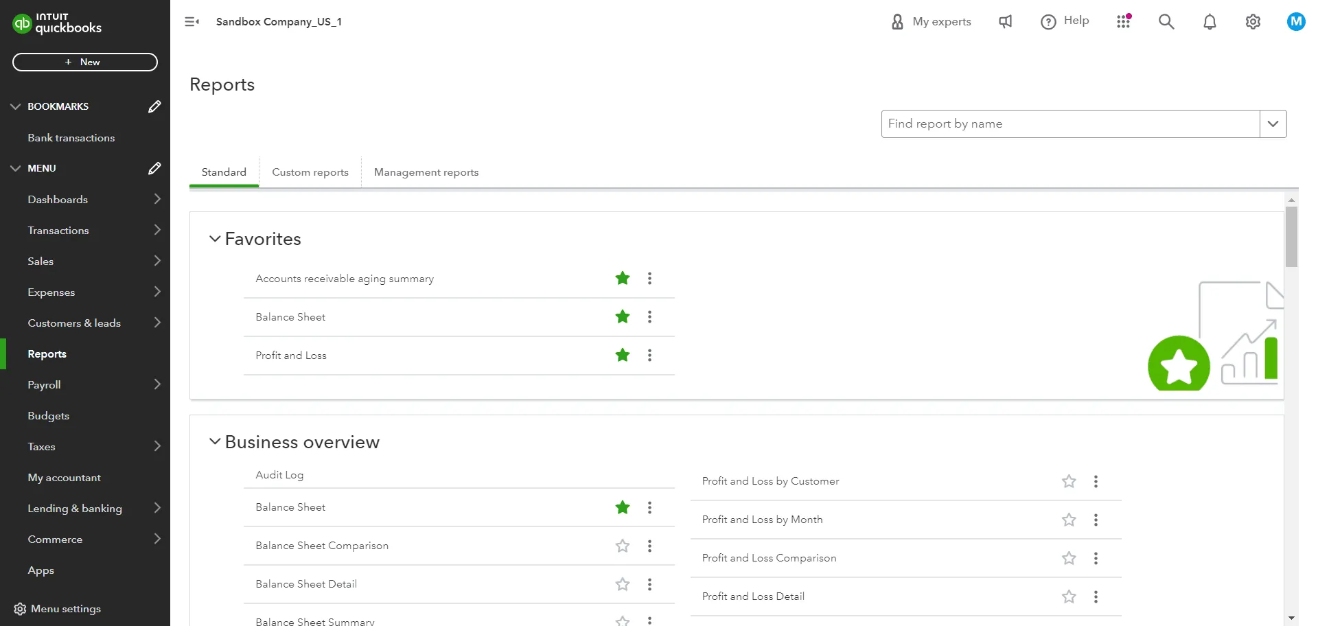 QuickBooks reports journal entry.webp