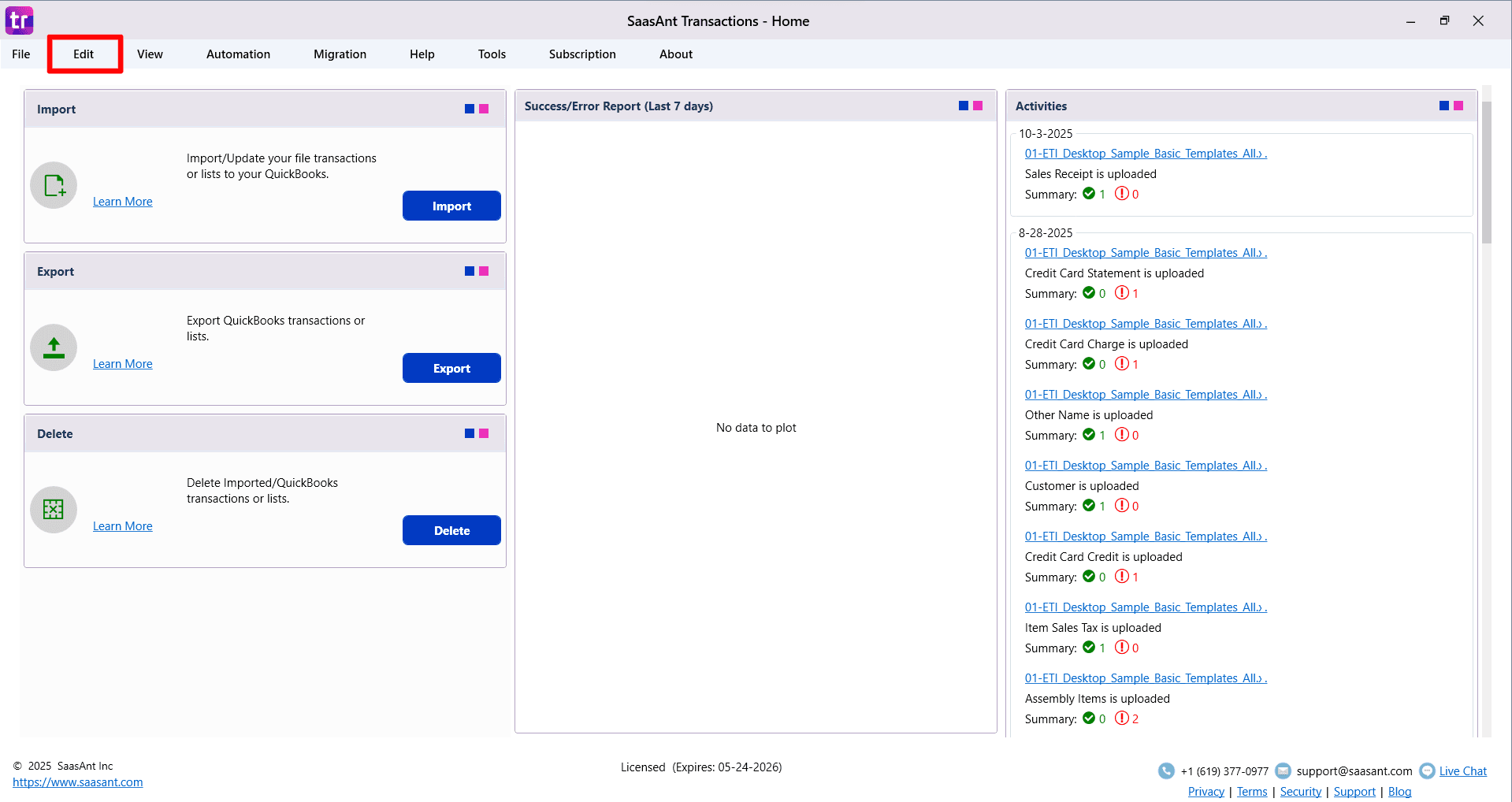 SaasAnt Transaction Desktop Edit Dashboard.png