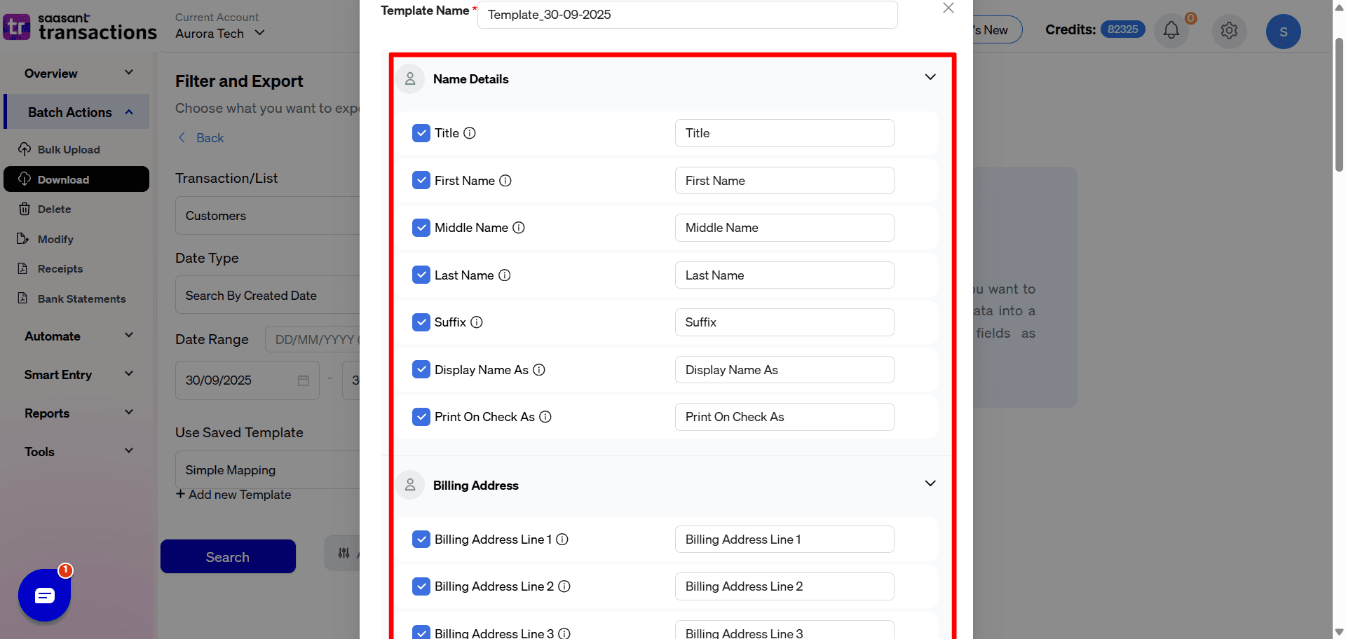 Simple Mapping Export Customers - SaasAnt Transactions Online.png