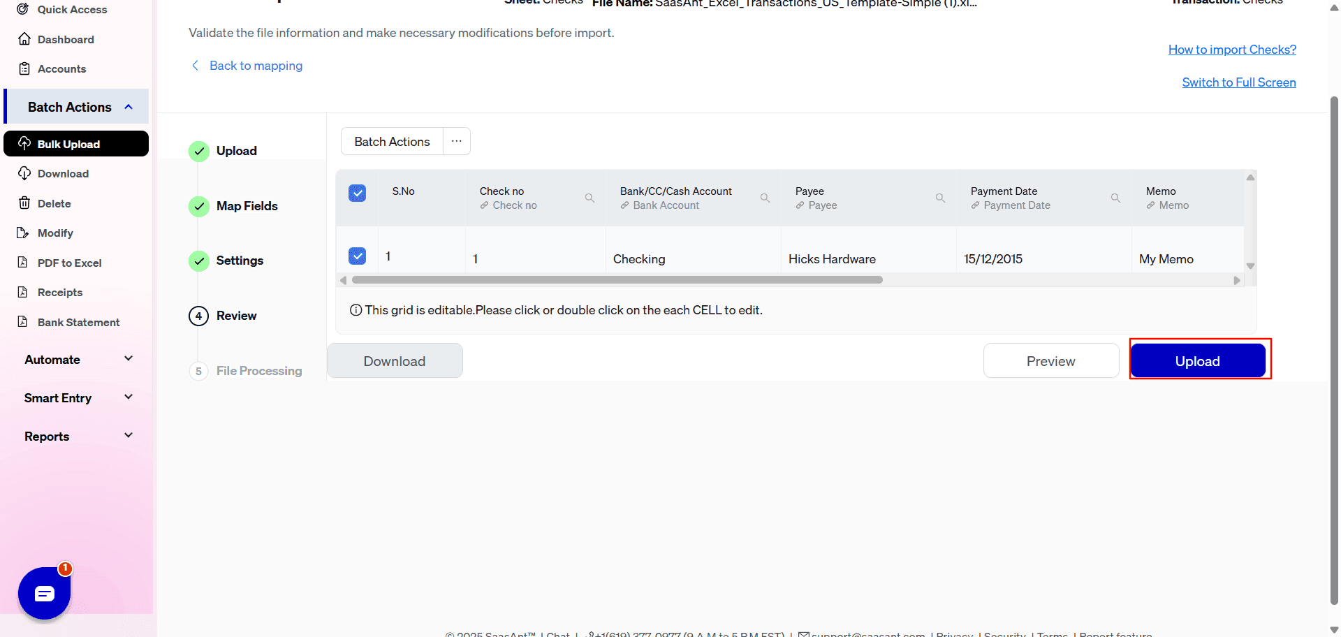 Upload Import Checks - SaasAnt Transactions.png