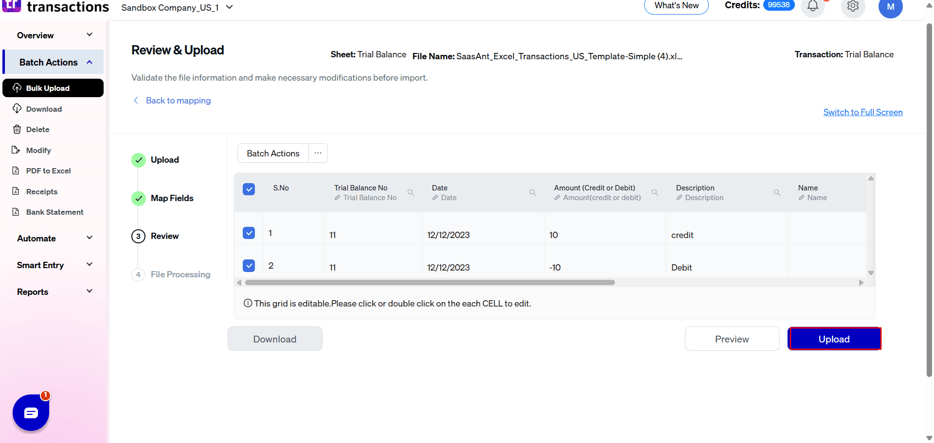 Upload Trial Balance - SaasAnt Transactions.png