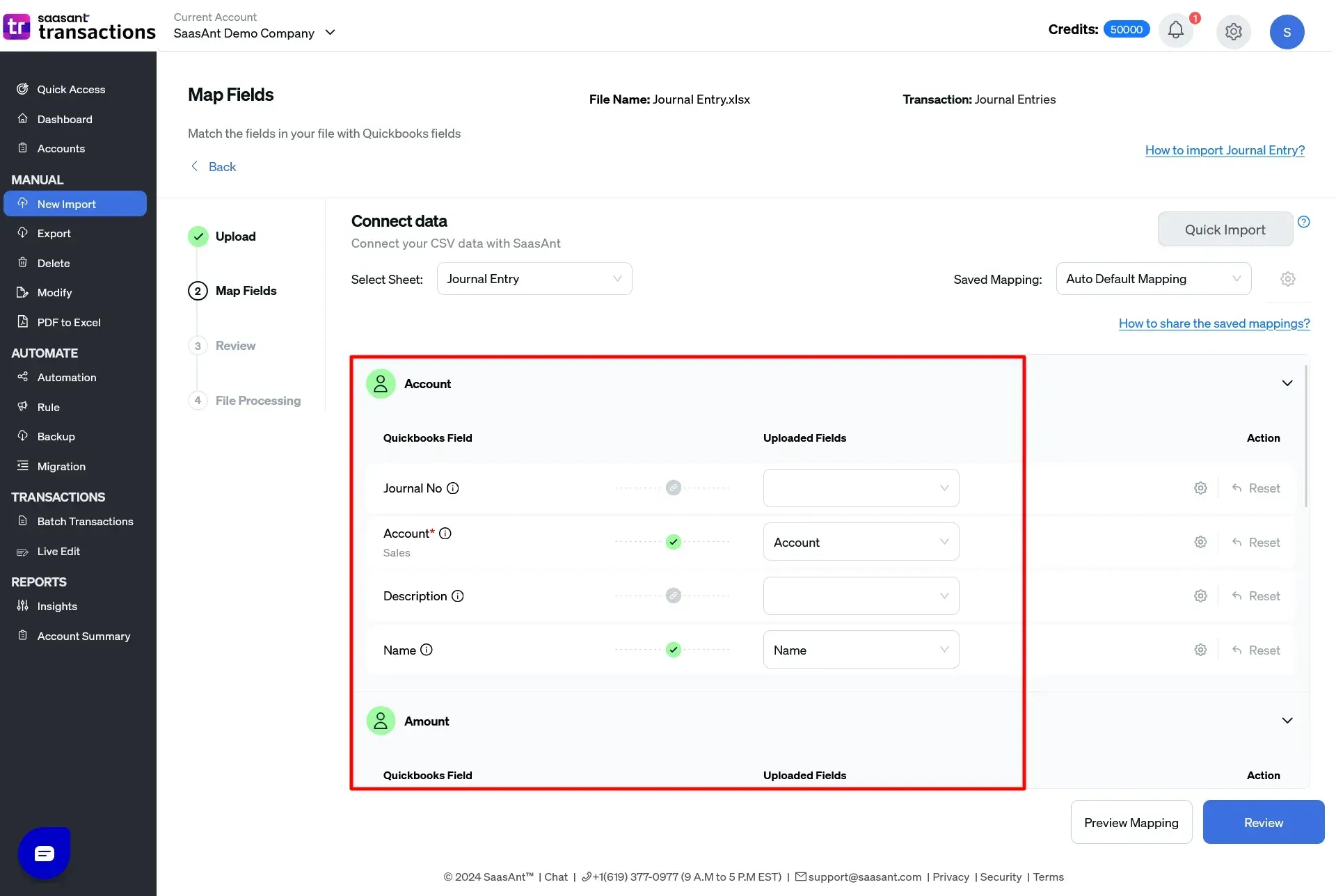 Map and Validate Your Data