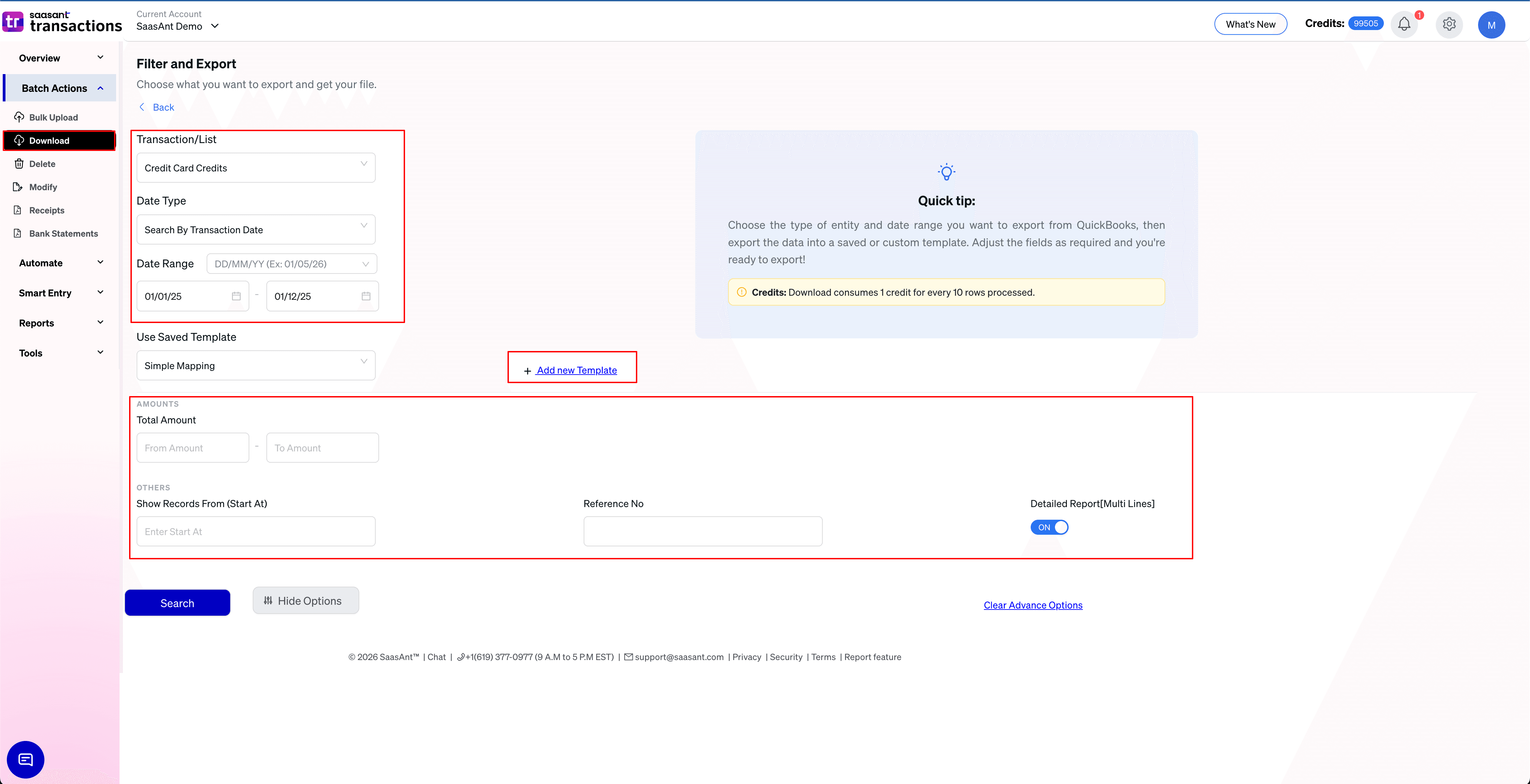 credit card credits export using saasant.png