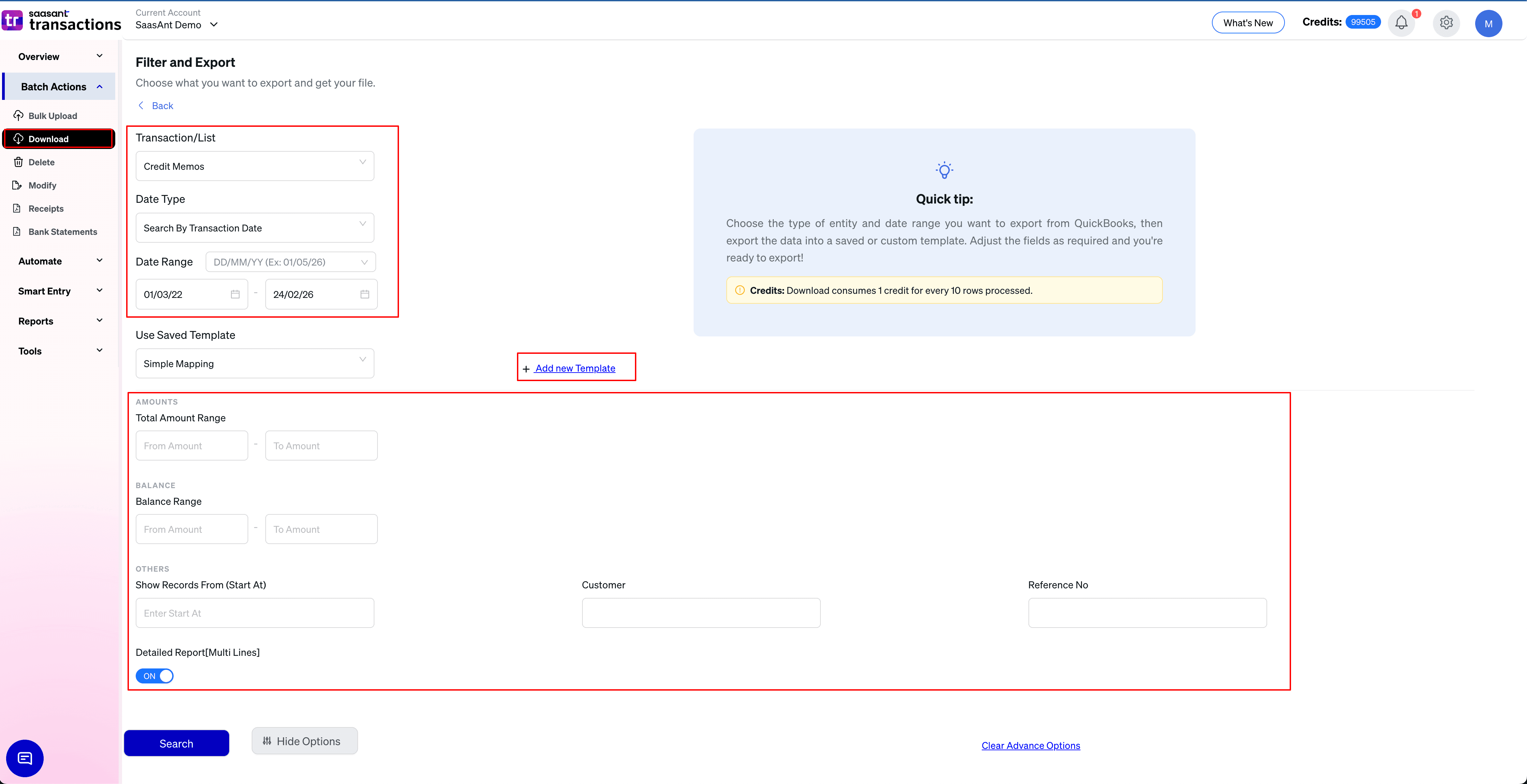 export-credit-memos-saasant transactions.png