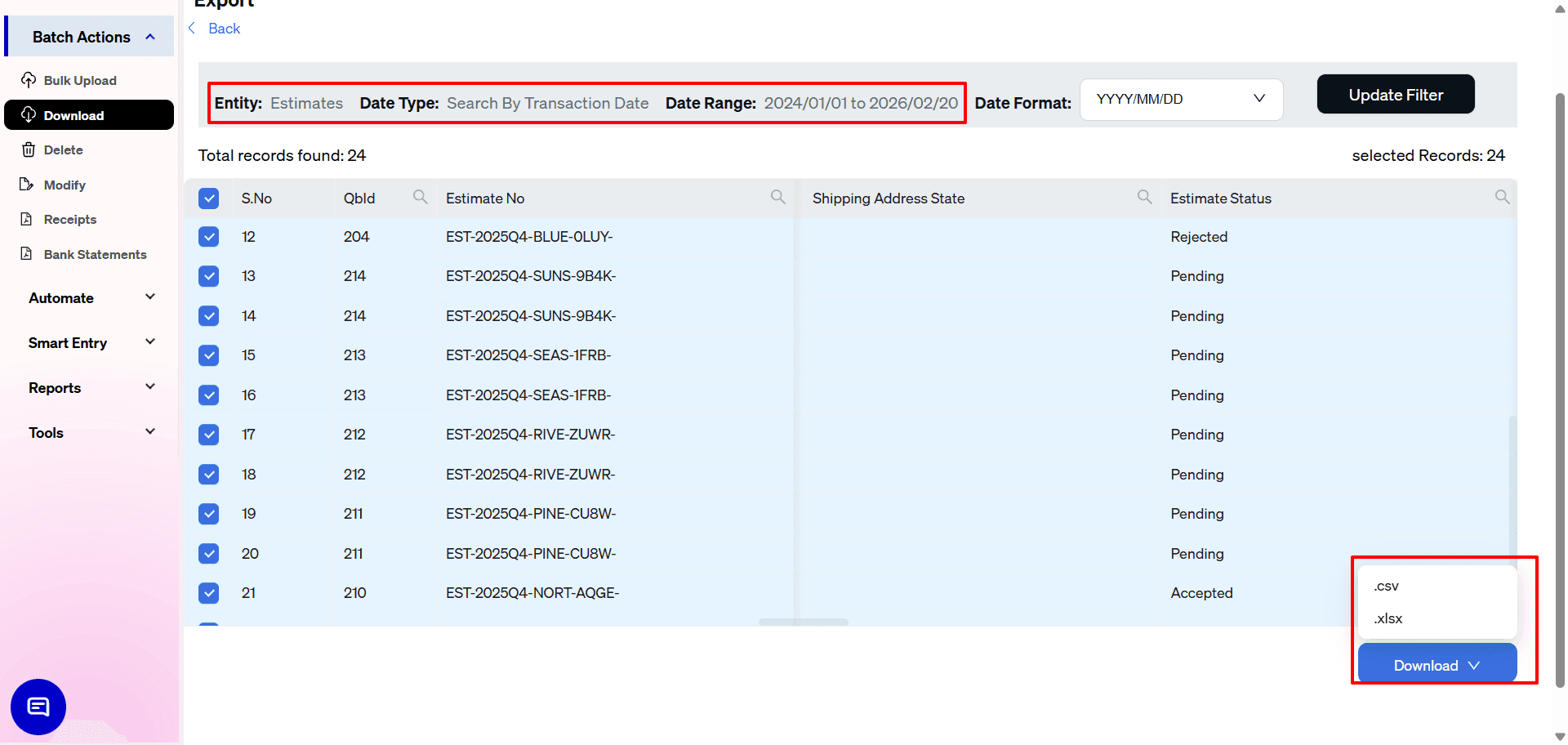 export estimates review - saasant.png