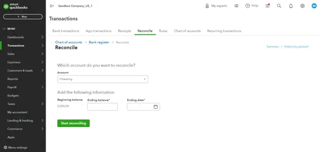 reconcile bank transactions in qbo after migration.webp