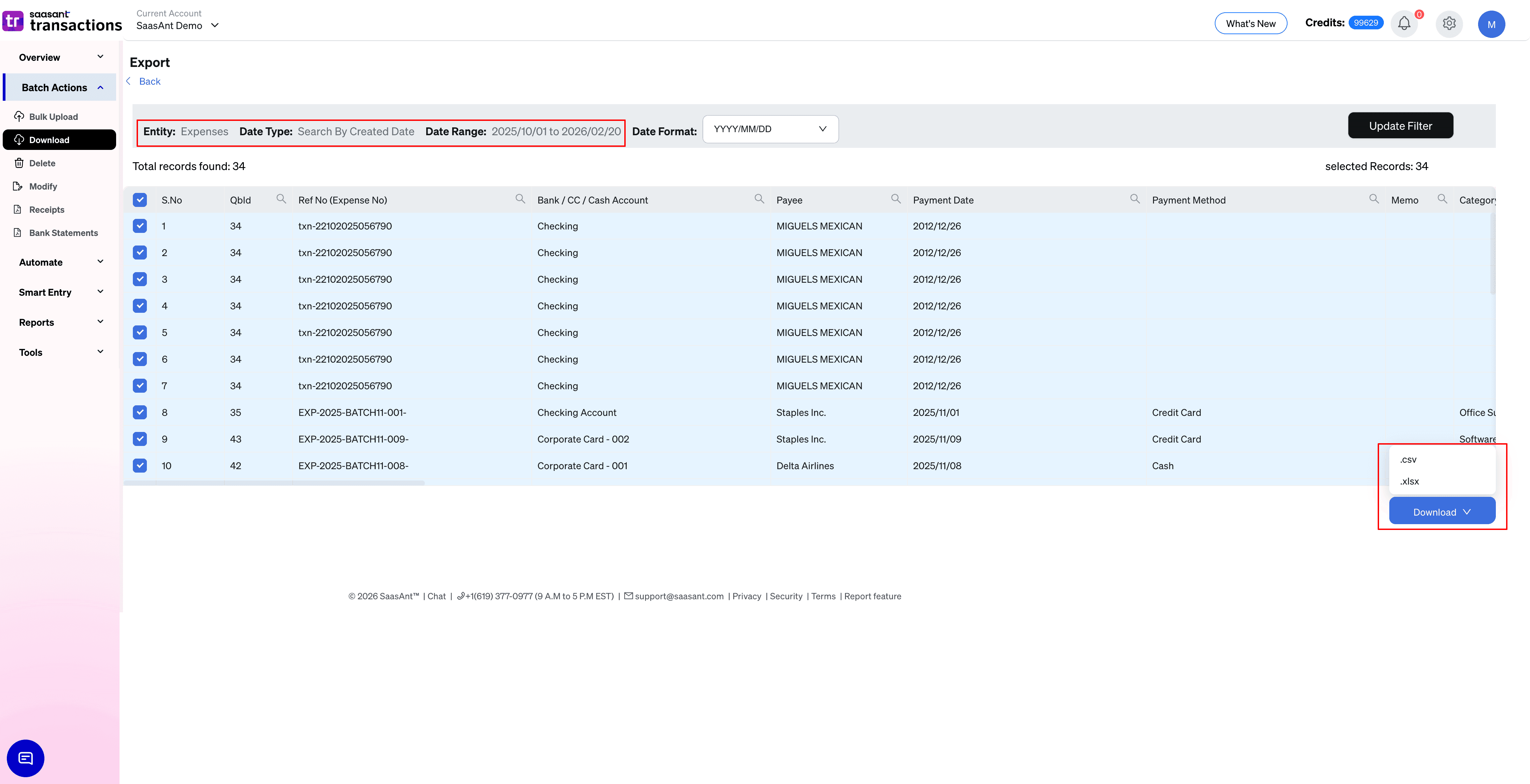 review expenses - saasant transactions.png