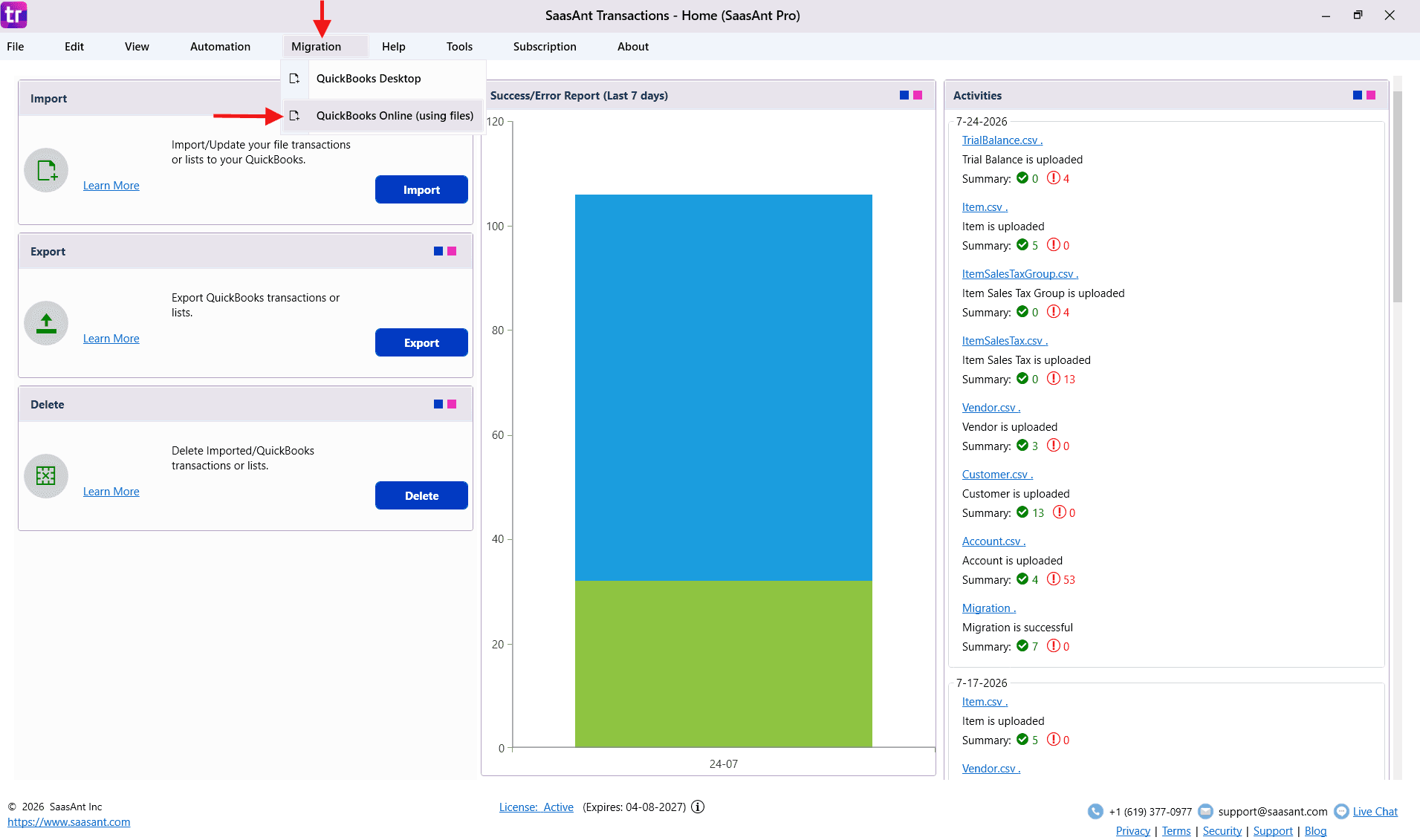 select migration in SaasAnt Transactions Desktop.png
