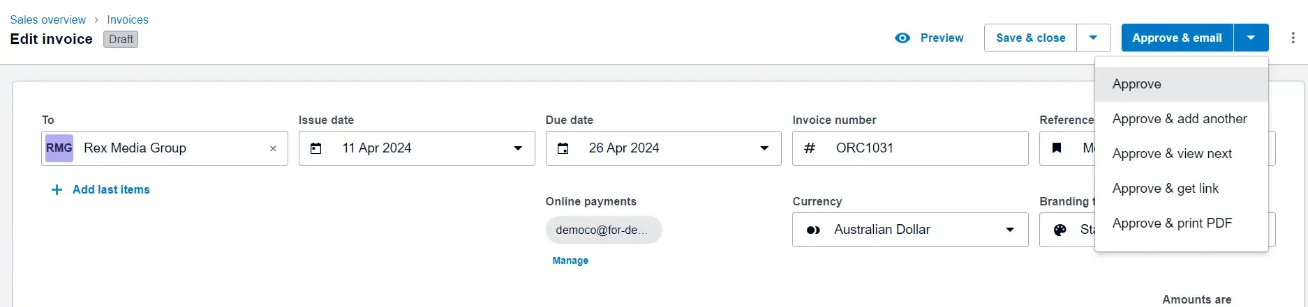 sending invoices in xero.webp