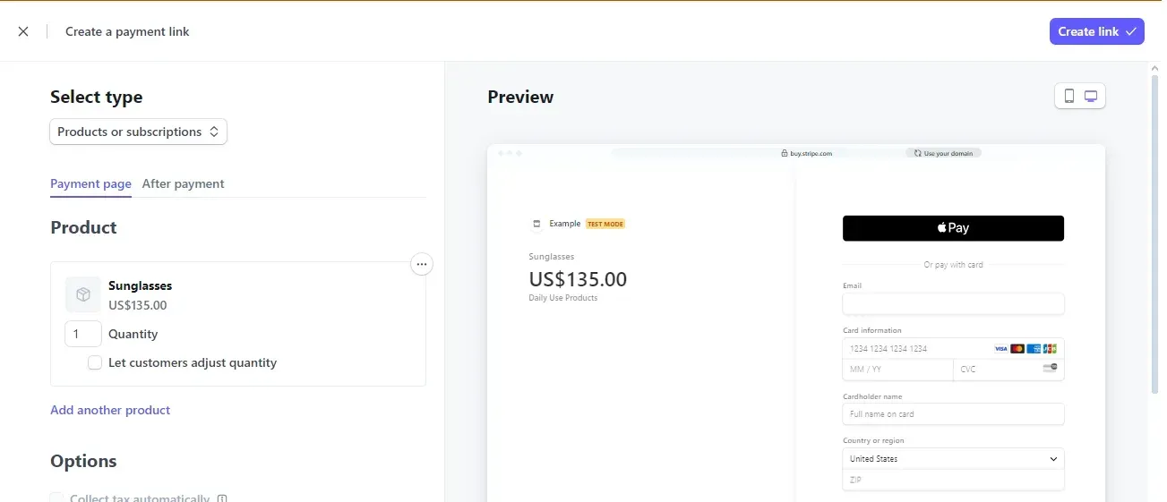 Payments in Stripe