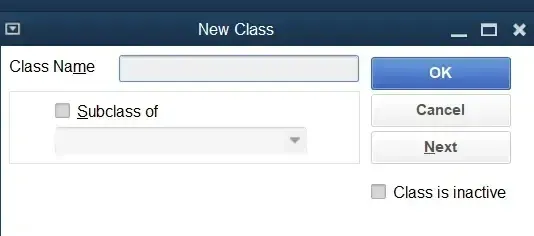 Enter Class Name QuickBooks