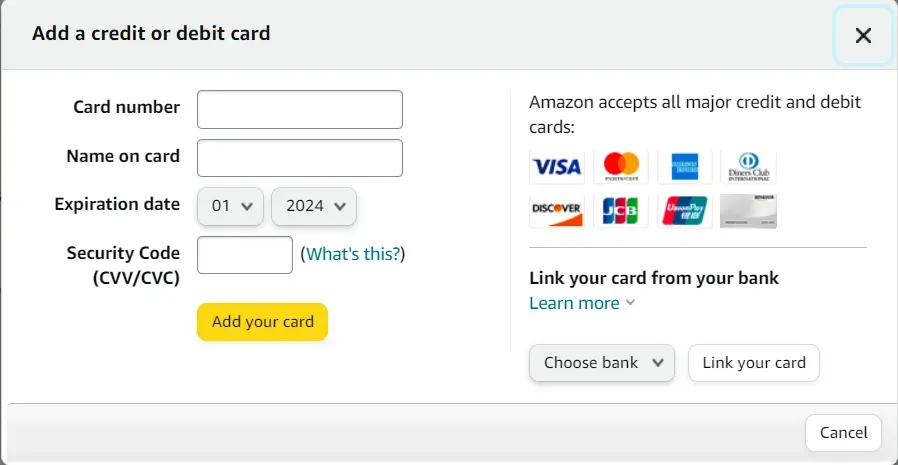 How to use a Vanilla Visa Gift Card on ?